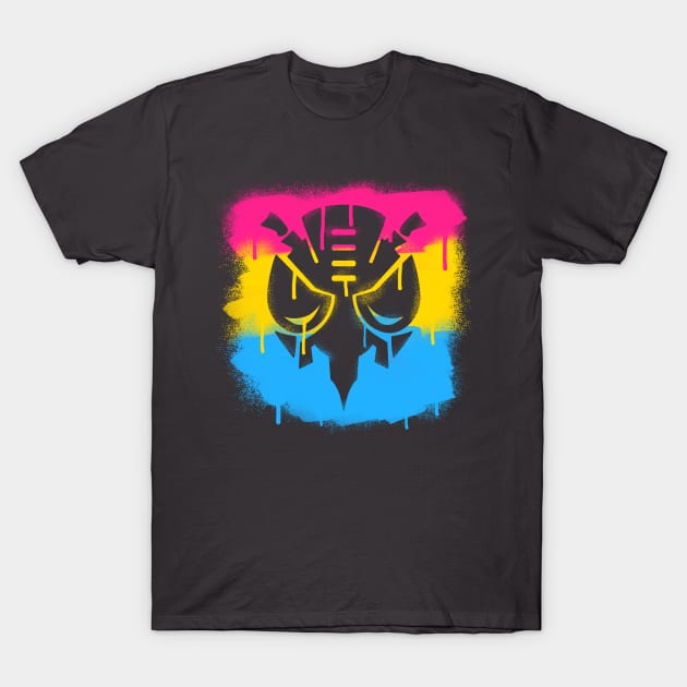 Pansexual Predacon T-Shirt by candychameleon